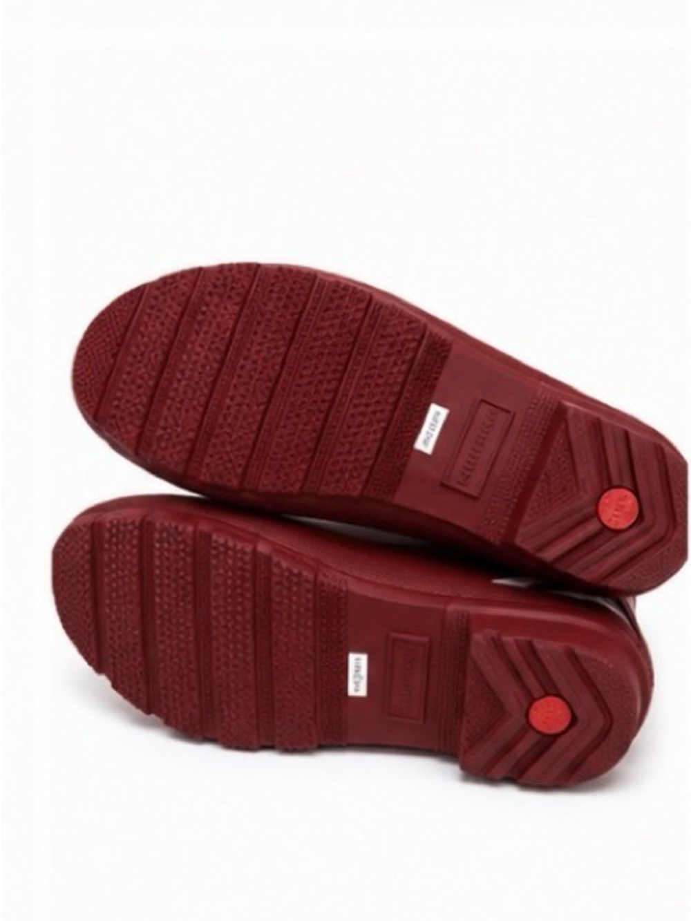 Women’s Hunter Burgundy Chelsea Logo Rain Boots - Picture 5 of 6